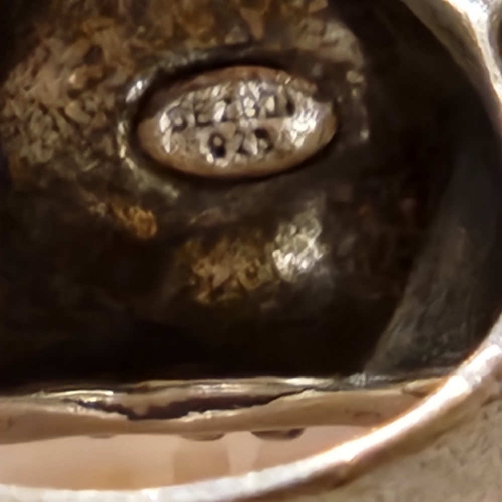 Sterling Silver Armadillo Bubble Ring. - image 4